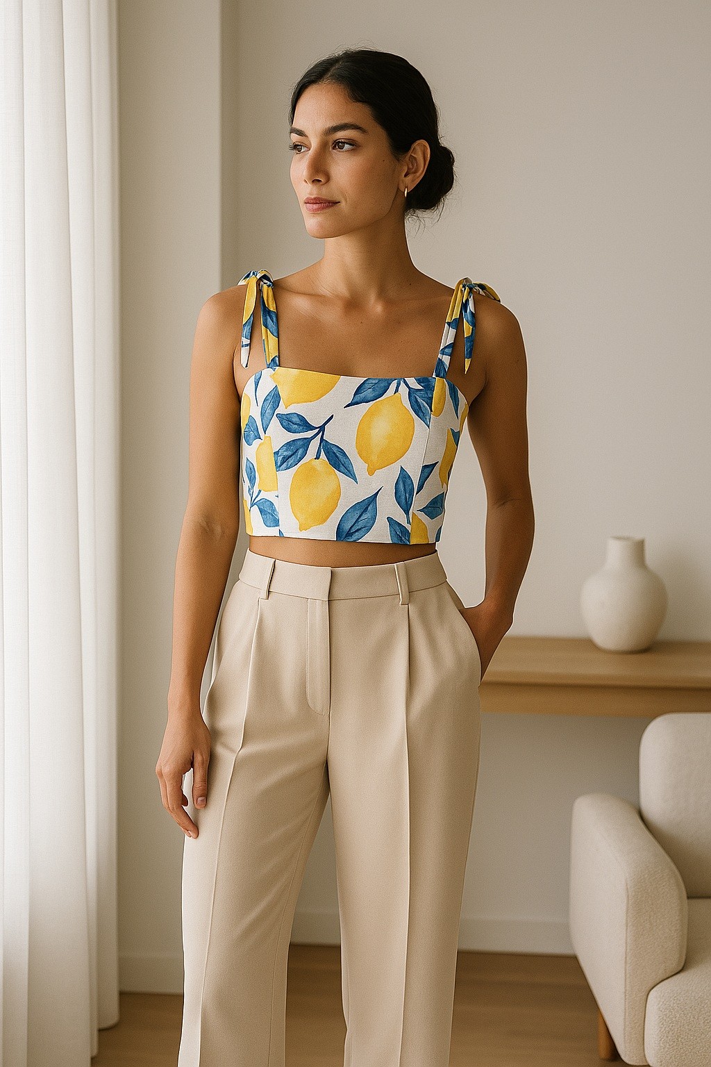 Conjunto feminino estampado 3